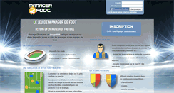 Desktop Screenshot of manager2foot.fr
